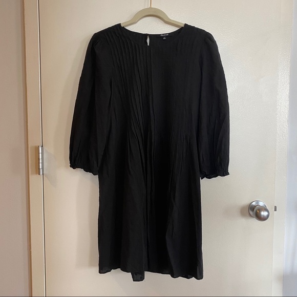 Madewell Embroidered Pintuck Mini Dress - Picture 5 of 8